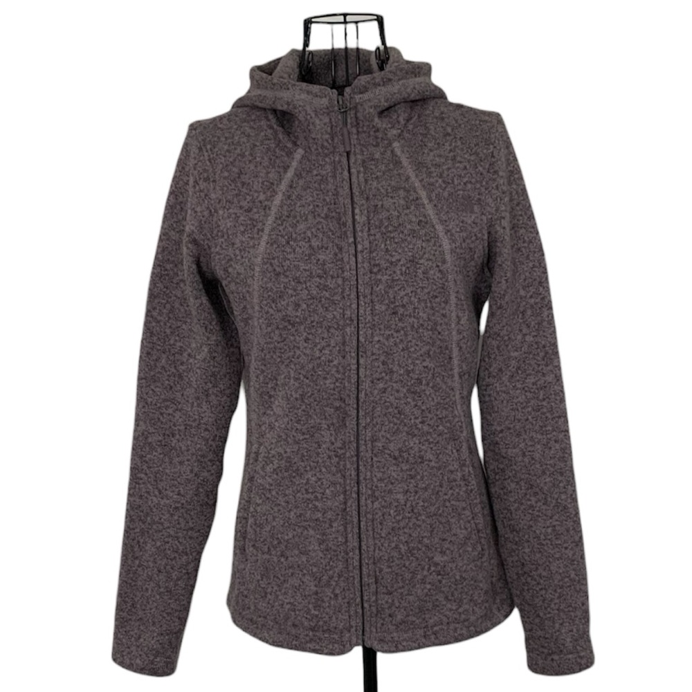 The North Face Full-Zip Sherpa Lined Sweater Hoodie Jacket